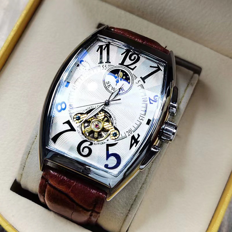 Seiko Watch Presage - Đồng hồ cơ SEWOR nam vàng