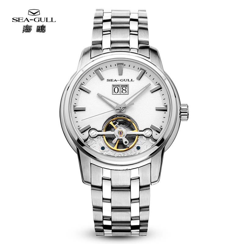 Omega Watch Constellation - Đồng hồ cơ nam Seagull Flywheel,