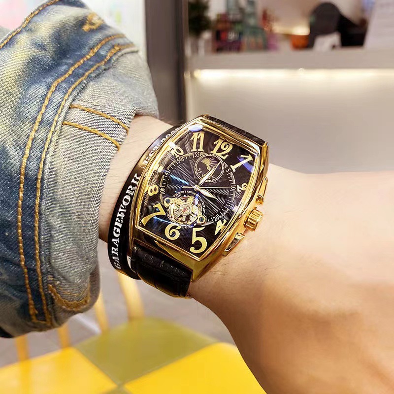 Đồng hồ cơ SEWOR nam vàng Tour - đánh giá và giá Seiko Watch Presage