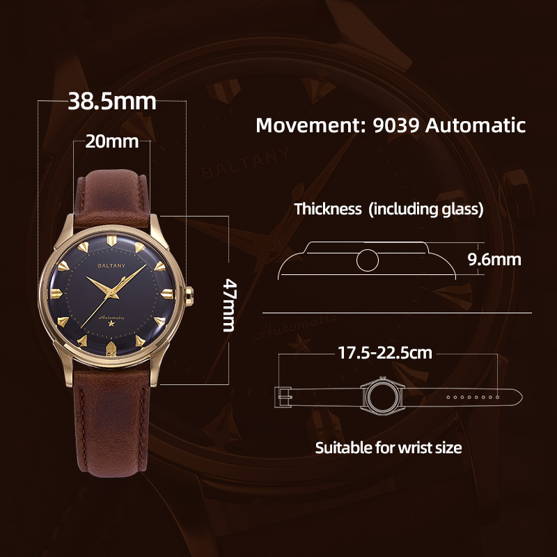 Đồng hồ nam Baltany, máy tự độ - đánh giá và giá Omega Watch Constellation