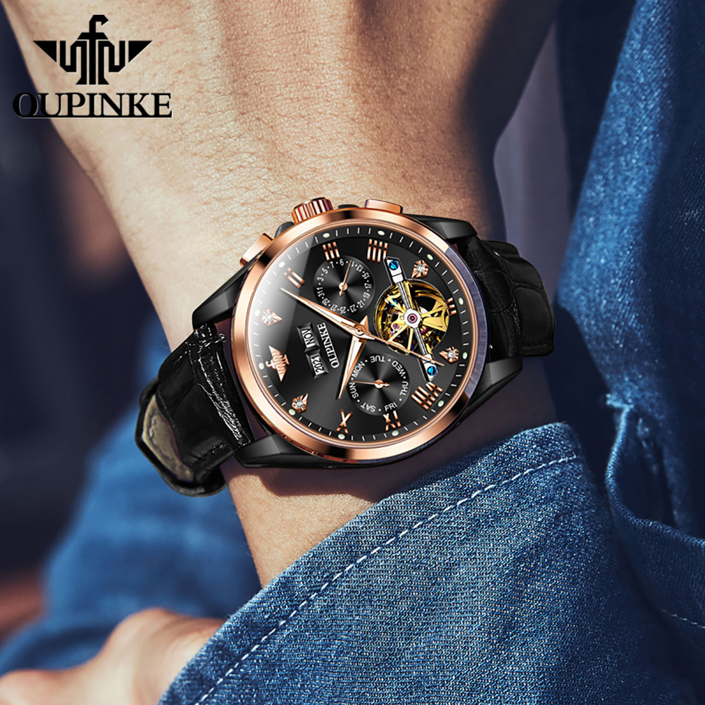 OUPINKE 3186 Men's Watch Luxur - đánh giá và giá Omega Watch Constellation