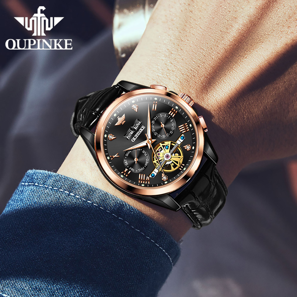 OUPINKE 3186 Men's Watch Luxur - đánh giá và giá Omega Watch Constellation