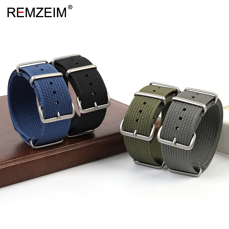 Dây đeo đồng hồ nylon gân mới  - đánh giá và giá Nato Strap Nylon