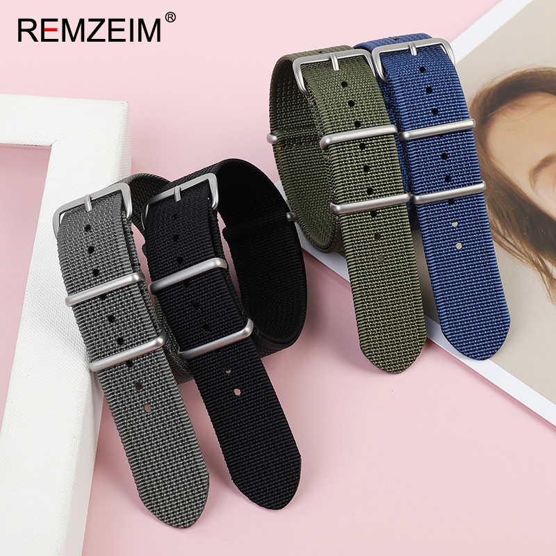 Dây đeo đồng hồ nylon gân mới  - đánh giá và giá Nato Strap Nylon