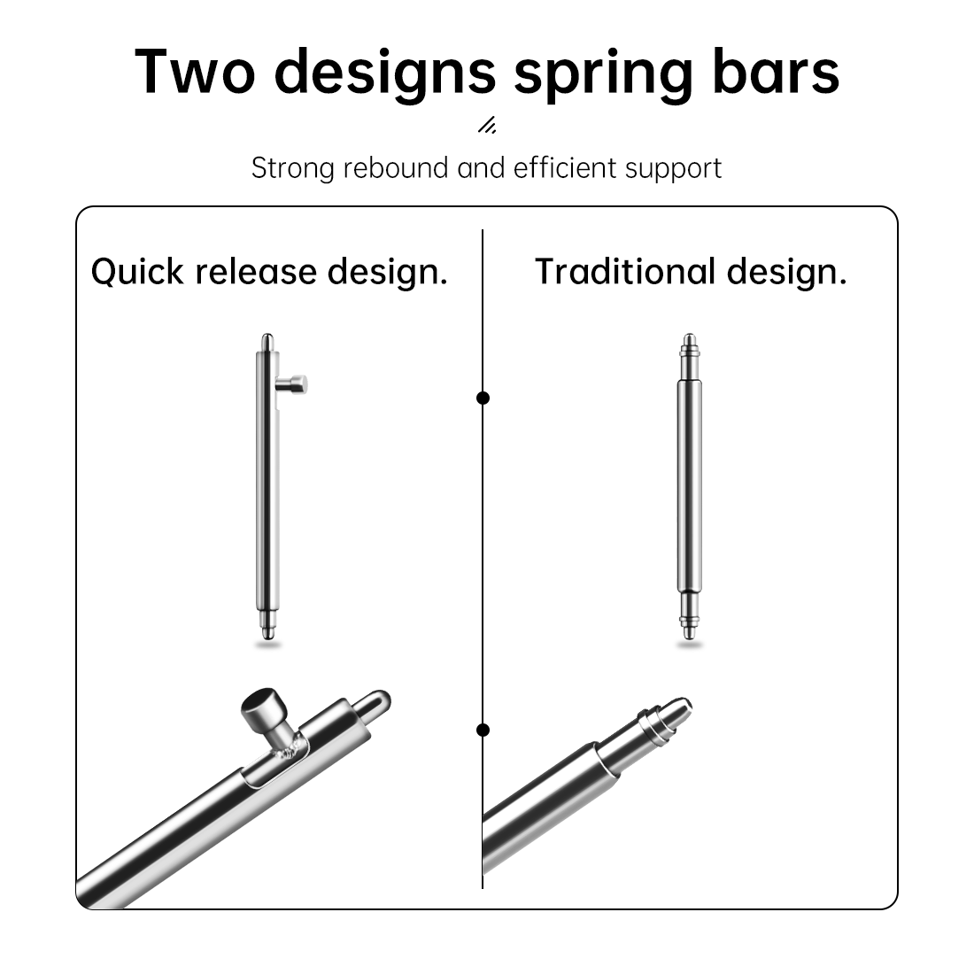 Maikes 316L Stainless Steel Qu - đánh giá và giá Curved Spring Bar