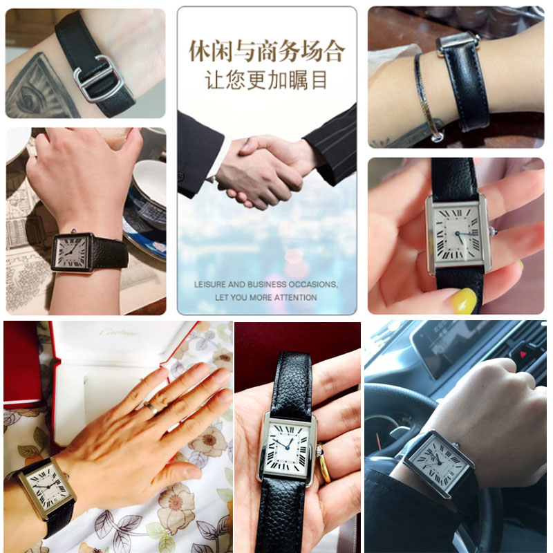 For Cartier TANK SOLO RONDE DE - đánh giá và giá Nato Strap Nylon