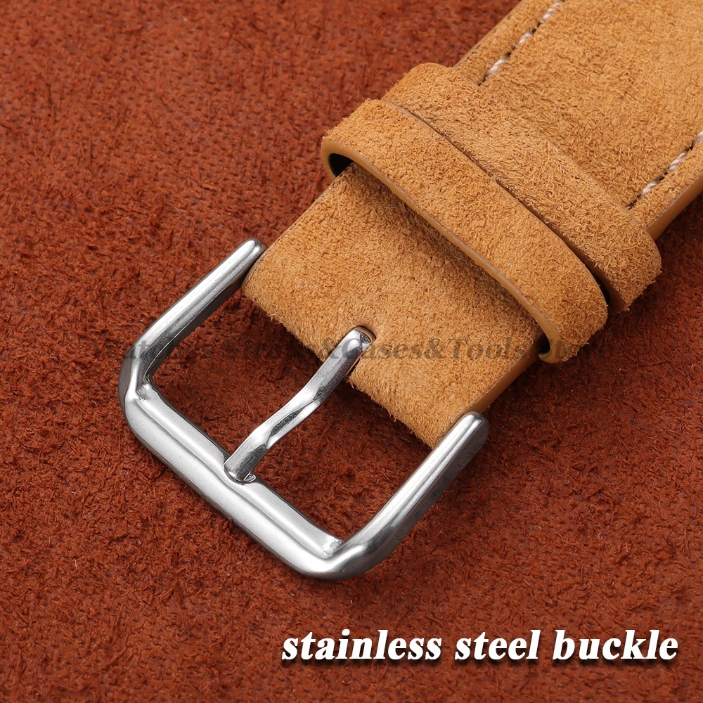 Dây đeo đồng hồ da lộn cổ điển - đánh giá và giá Suede Strap Watch
