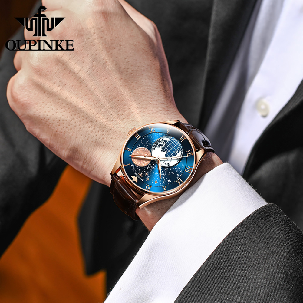 OUPINKE 3177 Đồng hồ nam mặt s - đánh giá và giá Omega Watch Constellation