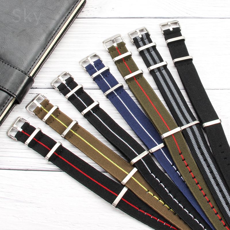 Dây đeo đồng hồ quân đội Pháp  - đánh giá và giá Nato Strap Nylon