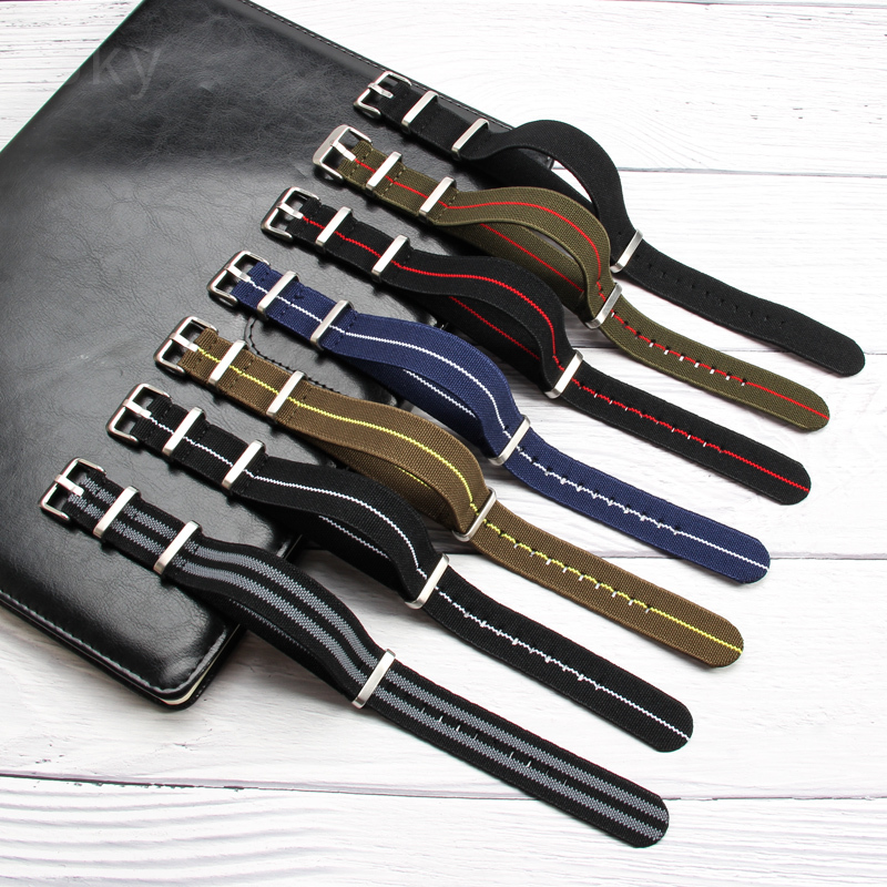 Dây đeo đồng hồ quân đội Pháp  - đánh giá và giá Nato Strap Nylon
