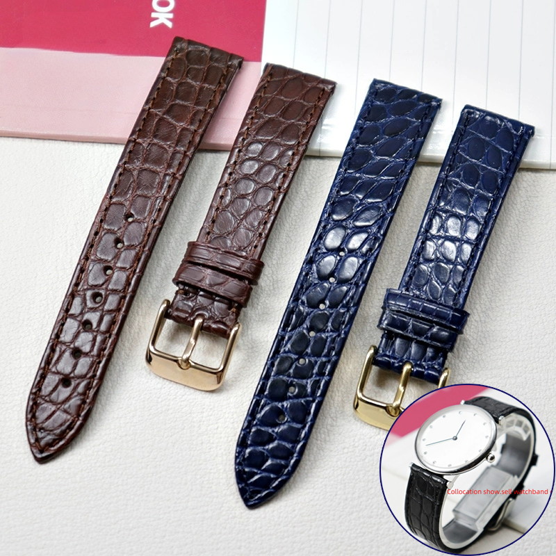 Dây đeo đồng hồ da cá sấu thật - đánh giá và giá Cartier Watch Santos