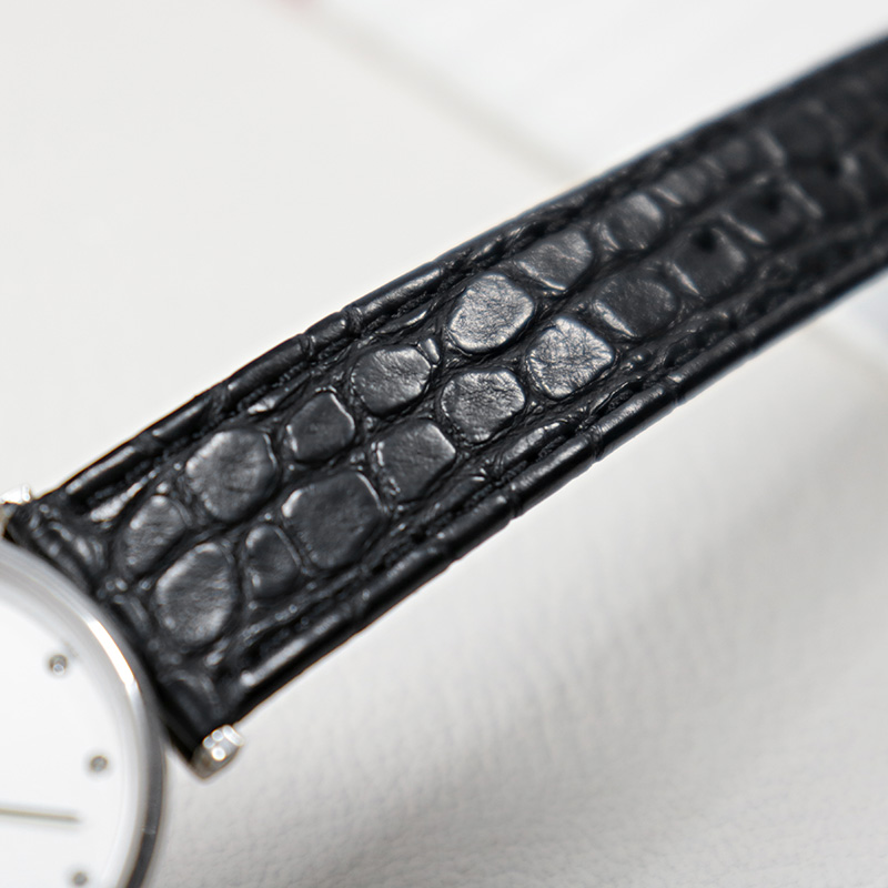 Dây đeo đồng hồ da cá sấu thật - đánh giá và giá Cartier Watch Santos