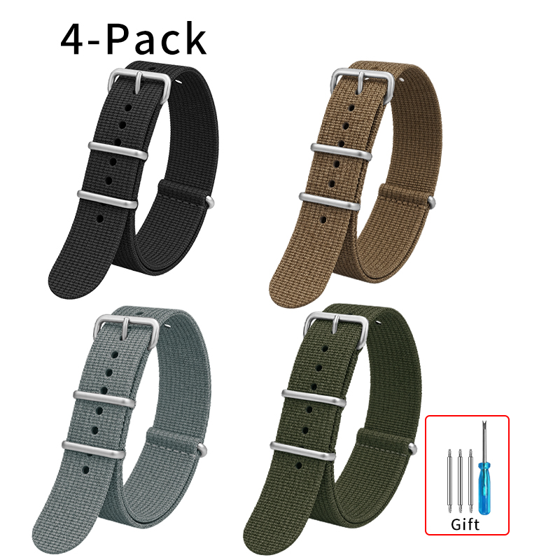 Premium Quality Ribbed Nato Ny - đánh giá và giá Nato Strap Nylon