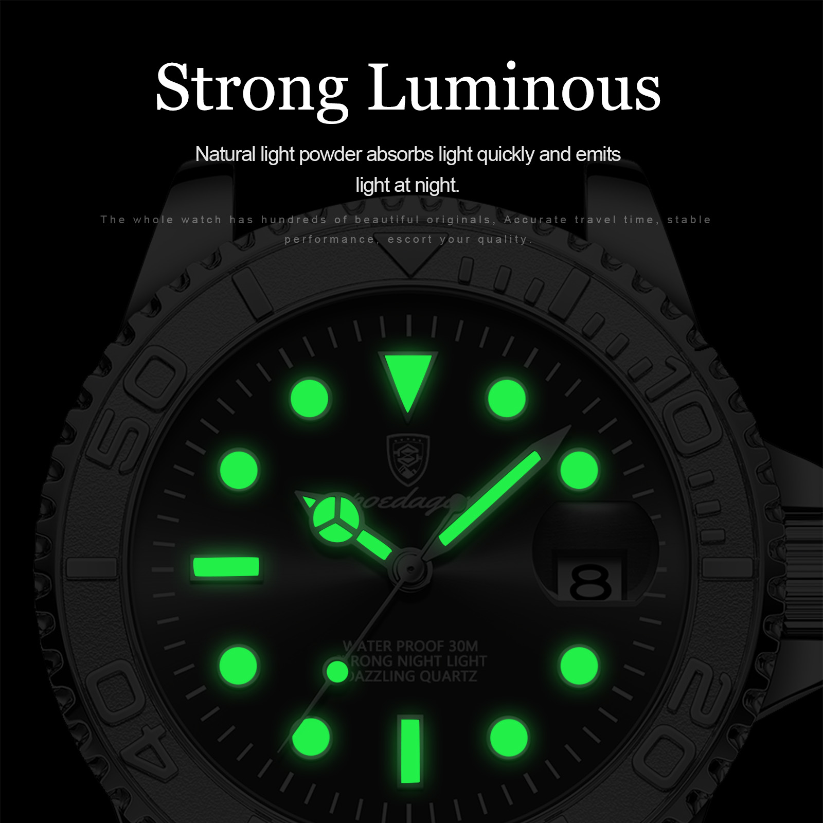 POEDAGAR Top Luxury Man Watch  - đánh giá và giá Omega Watch Constellation