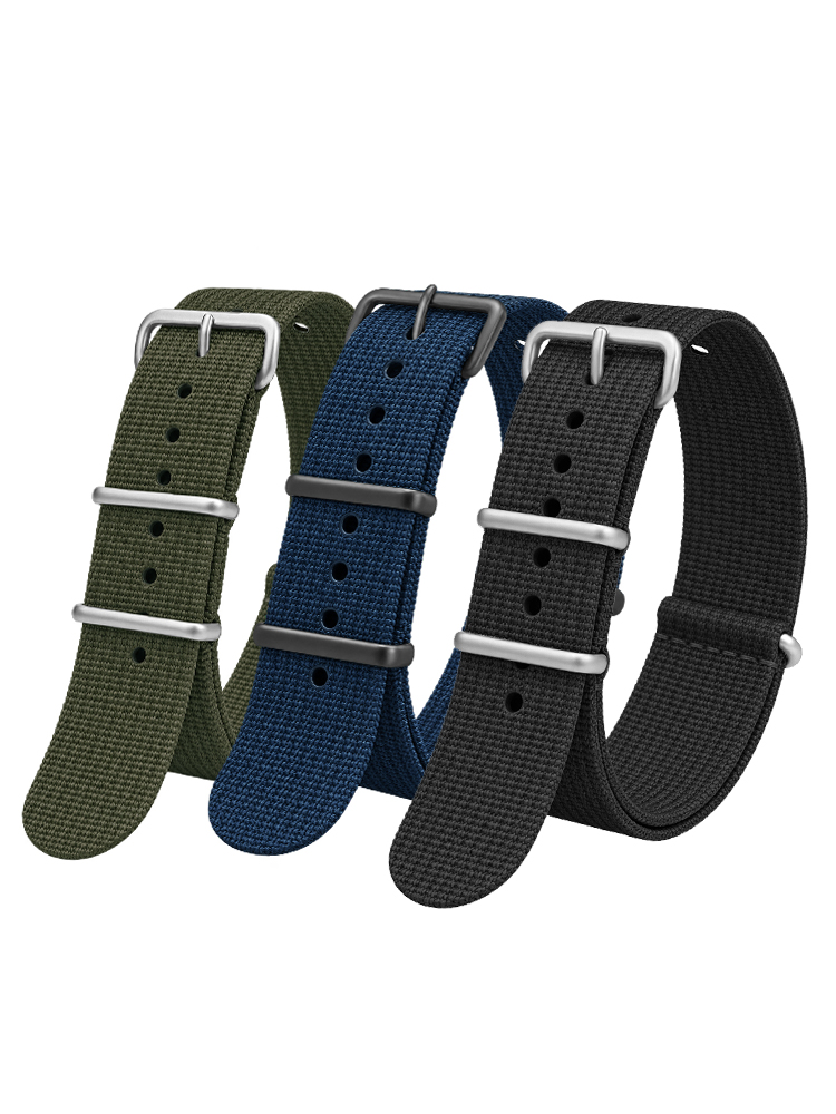 Dây đeo đồng hồ nylon gân, chấ - đánh giá và giá Nato Strap Nylon