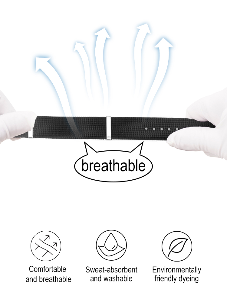 Dây đeo đồng hồ nylon gân, chấ - đánh giá và giá Nato Strap Nylon