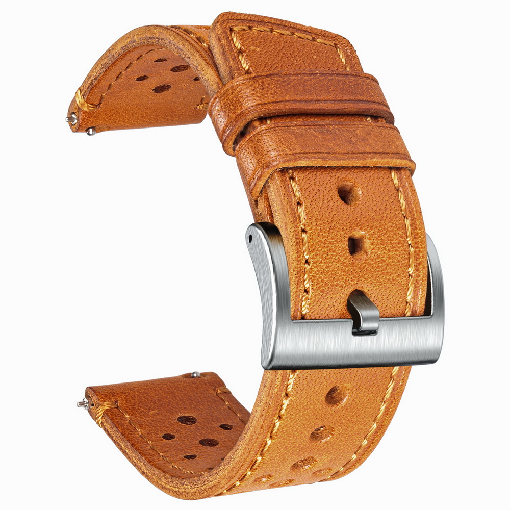 Dây đồng hồ da bò Hemsut, thiế - đánh giá và giá Suede Strap Watch