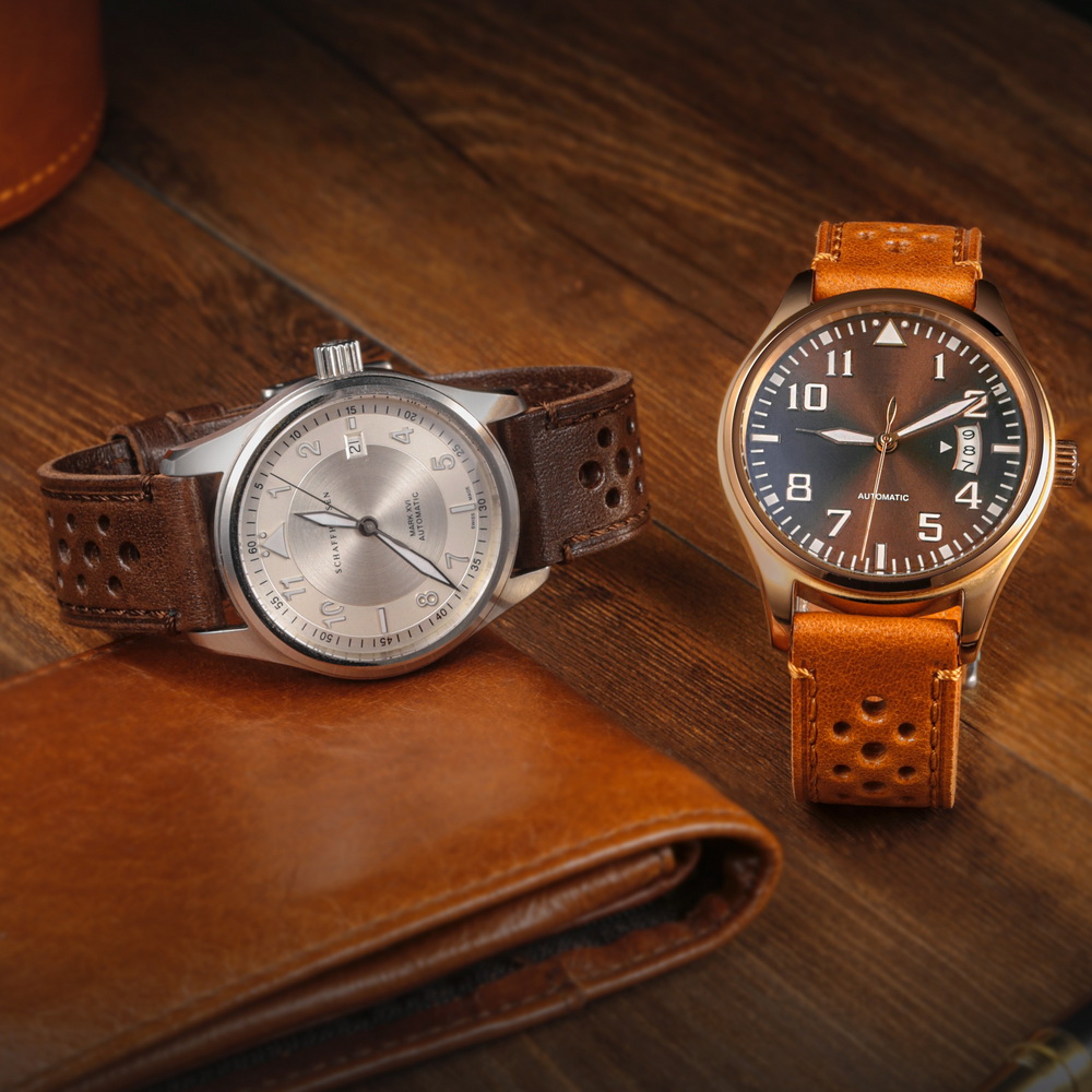 Dây đồng hồ da bò Hemsut, thiế - đánh giá và giá Suede Strap Watch