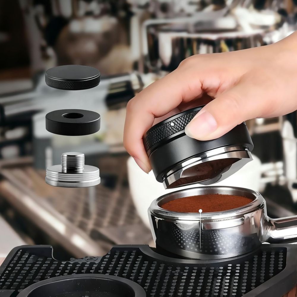 Sapele Espresso Tamper Station - đánh giá và giá Spring Bar Tool Set
